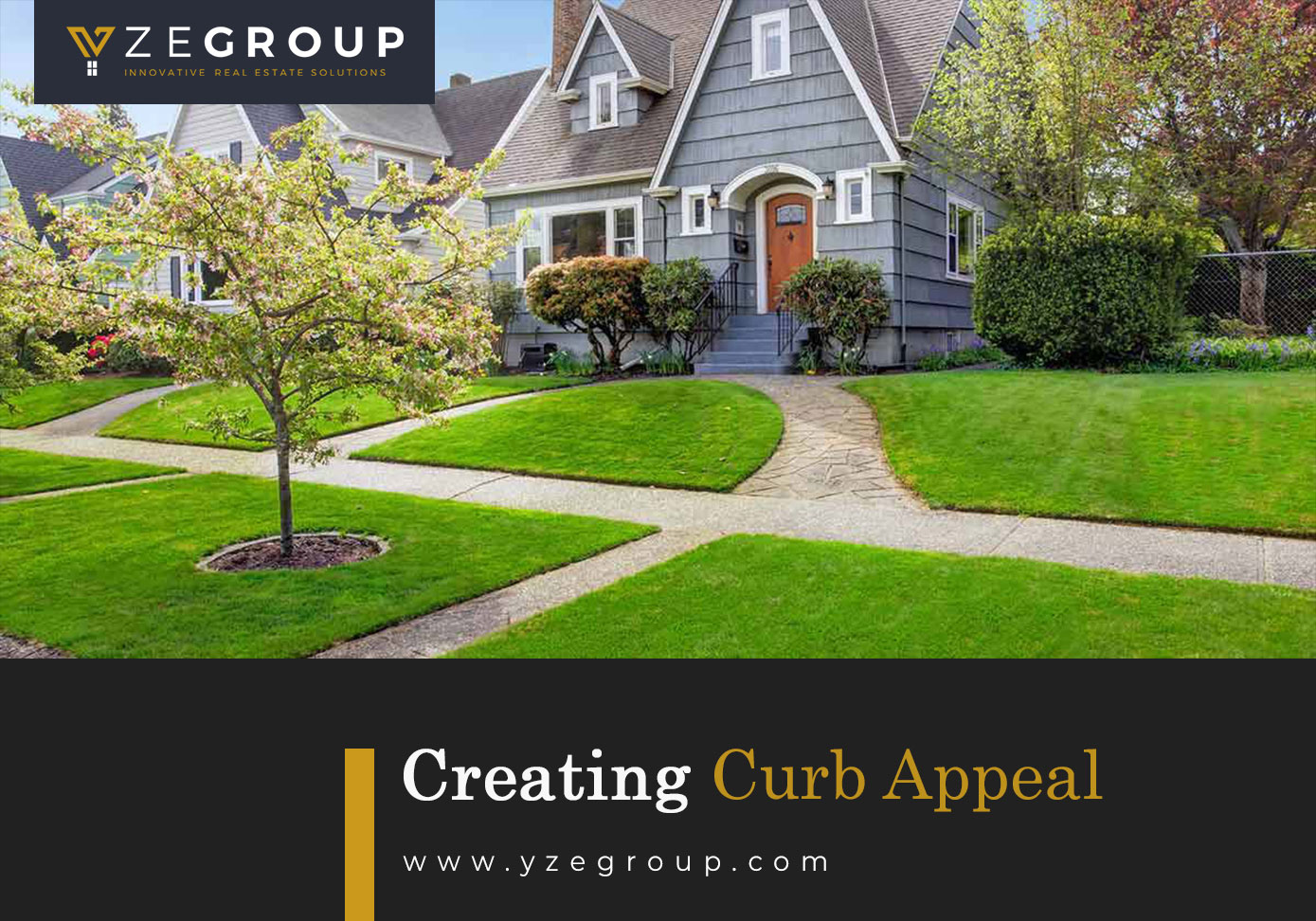 Creating Curb Appeal - Easy hacks to make a stunning first impression